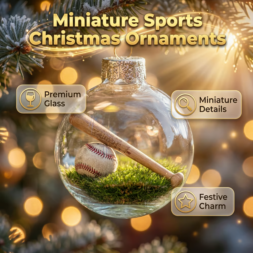 🎁Limited release-🌲Christmas Gift--⚾3D Sports Holiday Ornament（BUY 4 FREE SHIPPING）
