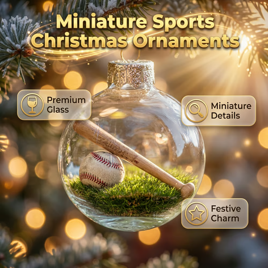 🎁Limited release-🌲Christmas Gift--⚾3D Sports Holiday Ornament（BUY 4 FREE SHIPPING）
