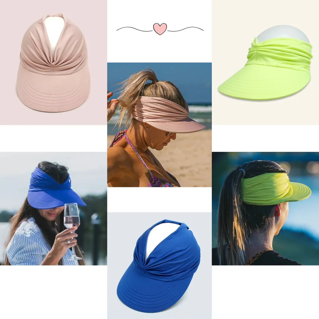 Women's UPF 50+ UV Protection Sun Visor Hat