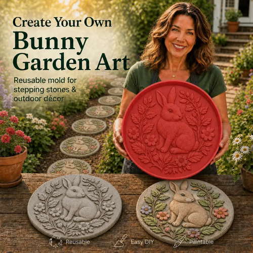 💥 LAST DAY 49% OFF - Garden Art Stepping Stone Mold