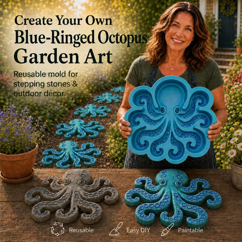 💥 LAST DAY 49% OFF - 🌊 Reusable Ocean Theme Garden Art Mold – Make Your Garden Truly One of a Kind (📦Buy 2 Free Shipping)