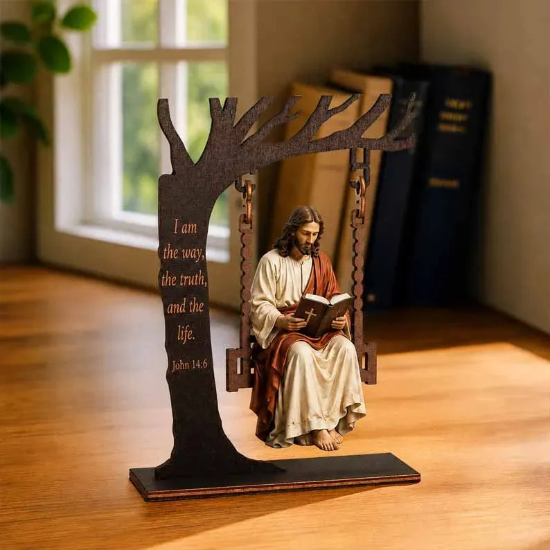 🔥✝️📚Christian Jesus Swing Ornament