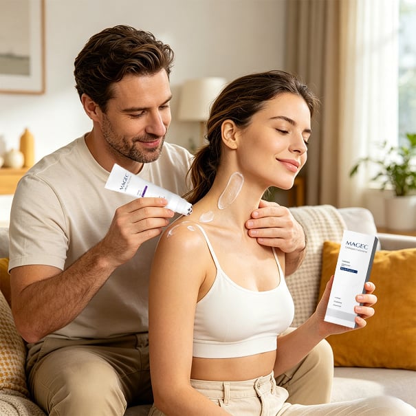 ⏰ Reduces Wrinkles and Double Chin,Five Rollers for All Around Massage,Neck Firming Cream