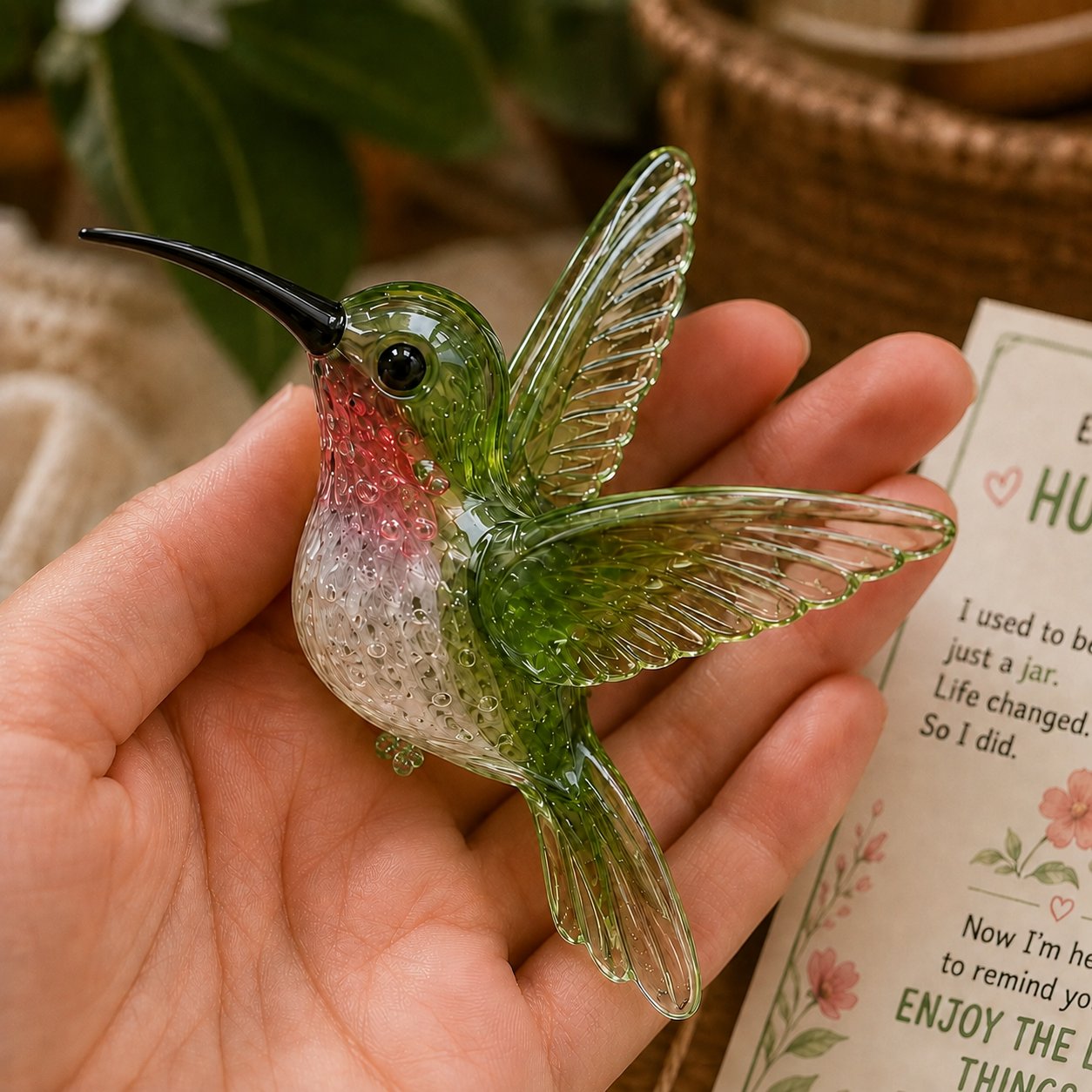 🌸🐝🦉 Emotional Support Glass Animal Gift Set – A Meaningful Little Reminder That You Matter 💕