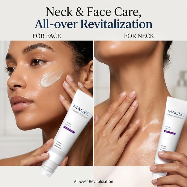 ⏰ Reduces Wrinkles and Double Chin,Five Rollers for All Around Massage,Neck Firming Cream